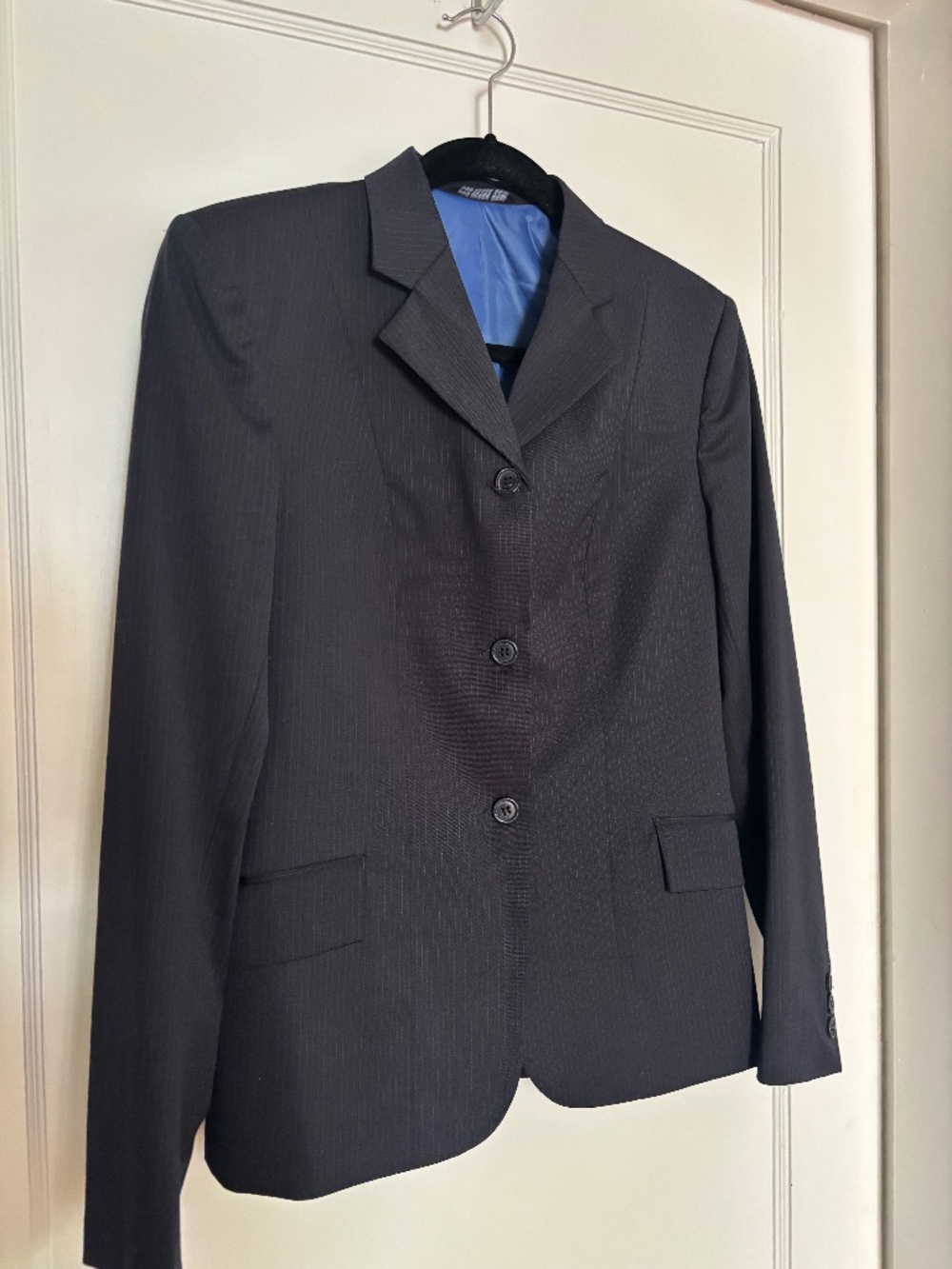Devon-Aire Fine Riding Attire Navy Equestrian Show Jacket Size 8R